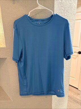 Soybu Men’s Short Sleeve Performance Tee - Light Blue - Never Worn